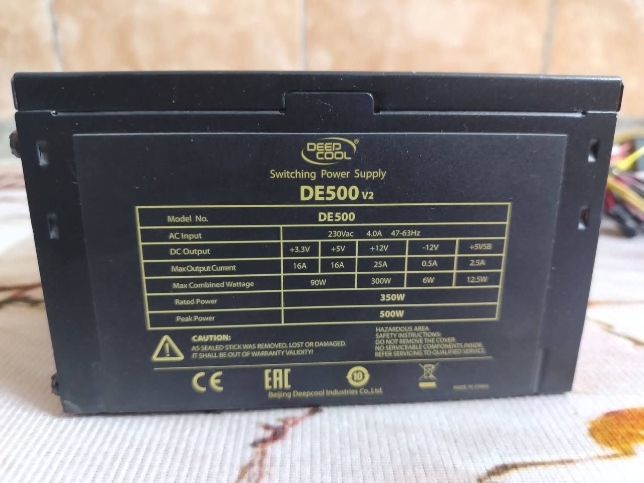 من رخصة الأدمن.. معالج وبور سبلاي للبيع.
معالج رايزن Ryzen 5 3350 g pro

 مستخدم شغال معالج مدمج

السعر 80 ألف

باور سبلاي 500W مستخدم نظيف

السعر 40 ألف


**إذا كنت صاحب هذا الإعلان وتريد حذفه لأي سبب، رجاءا أرسل رسالة إلى الدعم الفني**