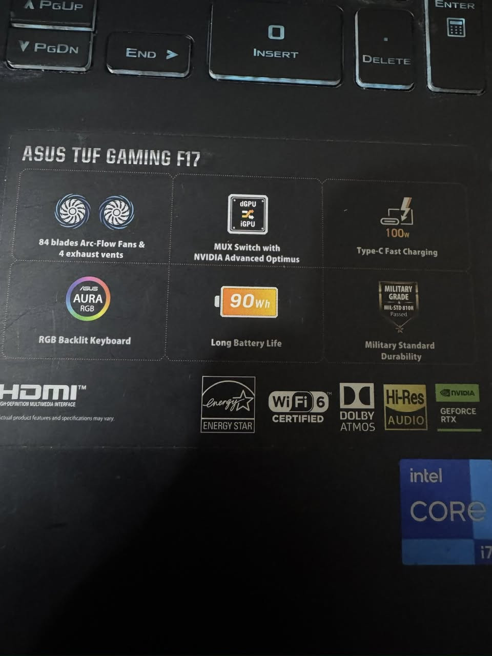 لابتوب asus tuf gaming f 17 كرت الشاشة 4060 معالج i7جيل 13h ،ذاكرة1 تيرا  الرام 16 DDR5 باقي المواصفات بالصورة والجهاز ما استخدمه هواي بعده نظيف  سعره مليون و300


**إذا كنت صاحب هذا الإعلان وتريد حذفه لأي سبب، رجاءا أرسل رسالة إلى الدعم الفني**