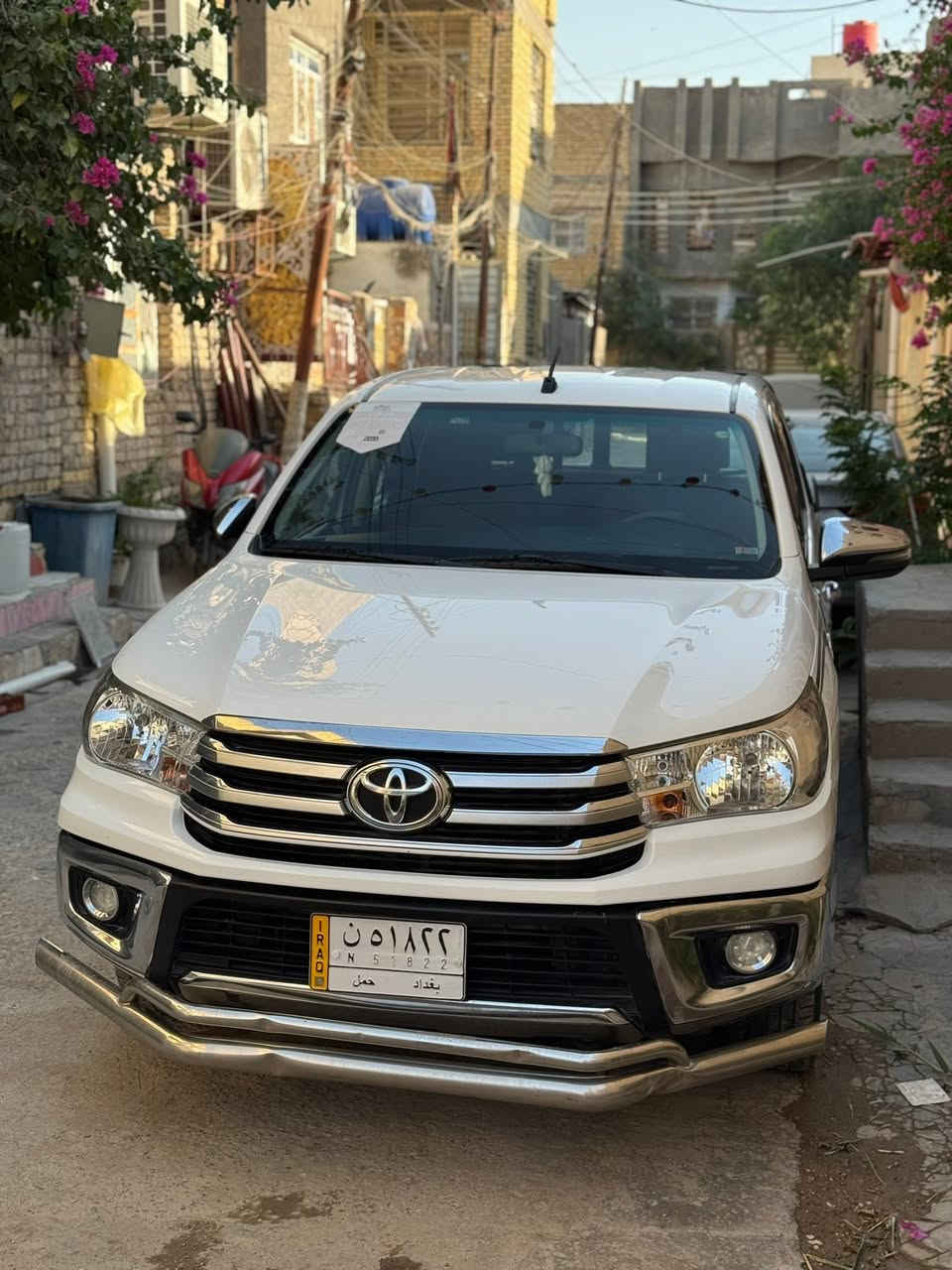 هايلوكس مديل 2020 كويتي رقم بغداد
كير اوتماتيك 
ممشى السياره 137 الف
توجد ملاحظات بارد بسيطه في البدي والباب الخلفي الباقي كفاله 
ادامه عامه وحداديه كارتون 
غرفه السياره جدا نضيفه 
السعر 255 $
تواصل : ***********
المكان ناصريه مركز
