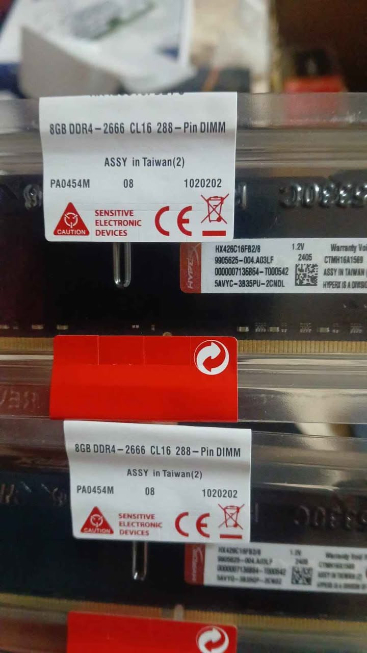 رامات DDR4 حجم القطعه 8GB سرعه 2666MHZ  قطعتين بسعر 75 الف اليفيده متواجد خاص  توصيل موجود بغداد وجميع المحافظات بغداد, العراق


**إذا كنت صاحب هذا الإعلان وتريد حذفه لأي سبب، رجاءا أرسل رسالة إلى الدعم الفني**