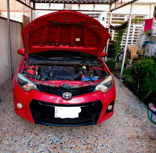 للبيع او مراوس بأقل 
كورلا s 
موديل 2014 
محرك وكير وصدر وتبريد 
بحاله ممتازه 
بصمه وفتحة سقف وكراسي جلد وشفتات ستيرن
رقم انكليزي وباسمي 
سعر 120 ورقه 
للاتصال ***********  
العنوان بغداد الاسكان
