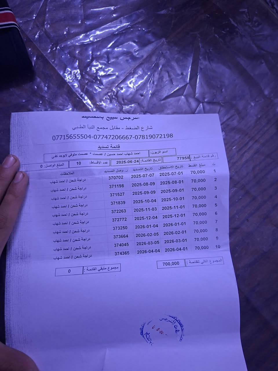 السلام عليكم دراجه R10 لون اسود لماع الدراجه جديده بعدها بالجيس ماشي 2300 كم تحتوي ع ثلاث سرع الدراجه  ما بيها اي نقص اوراقها  موجوده و و باترياتها جدد شغالات و بيهن ضمان ثلاث اشهر عنواني بغداد للتواصل ع رقم ***********
