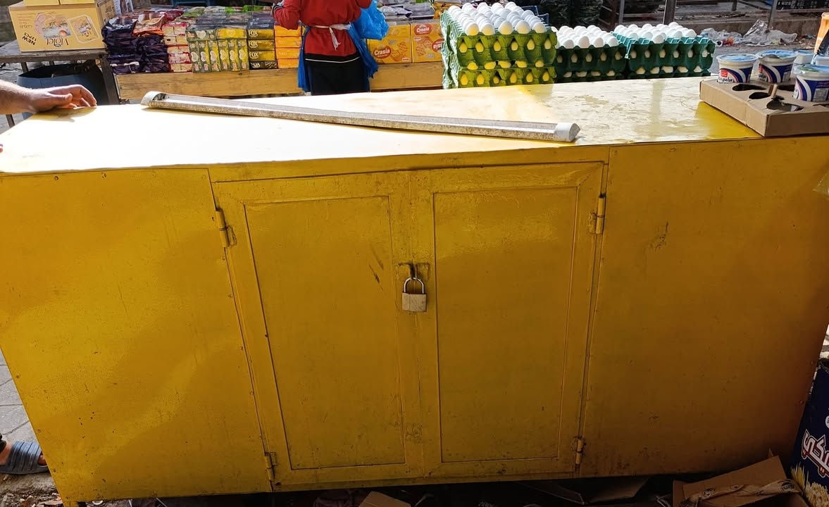 ميز حديد ثقيل جديد محكم الغلق طول مترين السعر ب190 الف السماوا, المثنى


**إذا كنت صاحب هذا الإعلان وتريد حذفه لأي سبب، رجاءا أرسل رسالة إلى الدعم الفني**