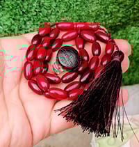 خاتم فضة ٩٢٥ • مقاس ١٩-٢٠ • مسباح تركي