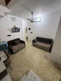 بيت للبيع ١٢٠م طابو صرف مسلح طابقين ومدخلين بيه وغرفتين نوم وكراج كبير...