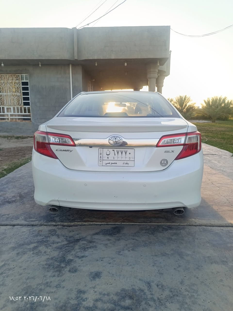 كامري 2015 GLX رقم بغداد السعر 155$ مكاني بغداد خان ضاري ‏‪***********‬‏
