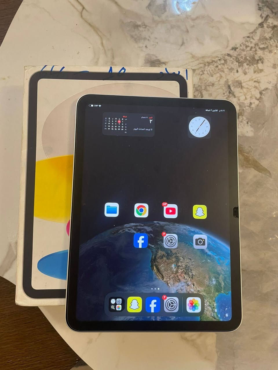 اي باد ١٠ ذاكرة ٦٤ نضافة ١٠٠ بعدة بالضمان بطارية ٩٥ ممصلح ومابي اي خلل وضمان، غراض كامة كارتونة اصلية مالتة ولاسق كسر اصلي مات،، السعر ٣١٠ ومجال جدا بسيط وبيتي بالمنصور واكو توصيل
***********
