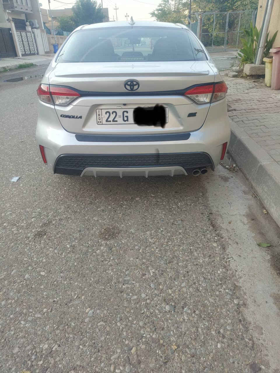 كورلا SE
موديل 2021
وارد امريكي 
جادث جمالغ خلف السايق بس الهلال 
محرك 2000 
رقم اربيل
بدون ارباك 
موصفات سيد بريك بصمه كامره خلفيه بصمه وبعد بيها موصفات
السعر 155🌹 وبي مجال 😎
الاستفسار ***********
مكان السياره كركوك
واردامريكي
