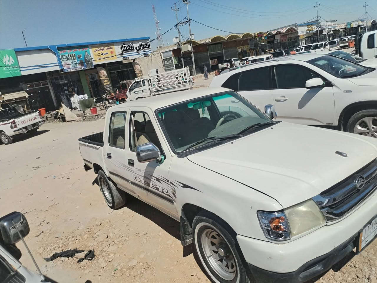 السلام عليكم
بيكم دير للبيع موديل 2006 مكفولة كفالة عامه من الضربه والتبديل 
كير محرك شاصي مكفول 
تخم تايرات حداديه جديده 
رقم بابل 
العنوان بابل.. كفل
السعر 37
للاتصال ‏‪***********‬‏
