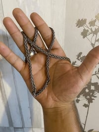 للبيع زنجيل فضه وزن 36.700الغرام ب3250 عنواني بغداد البياع رقمي 077124...