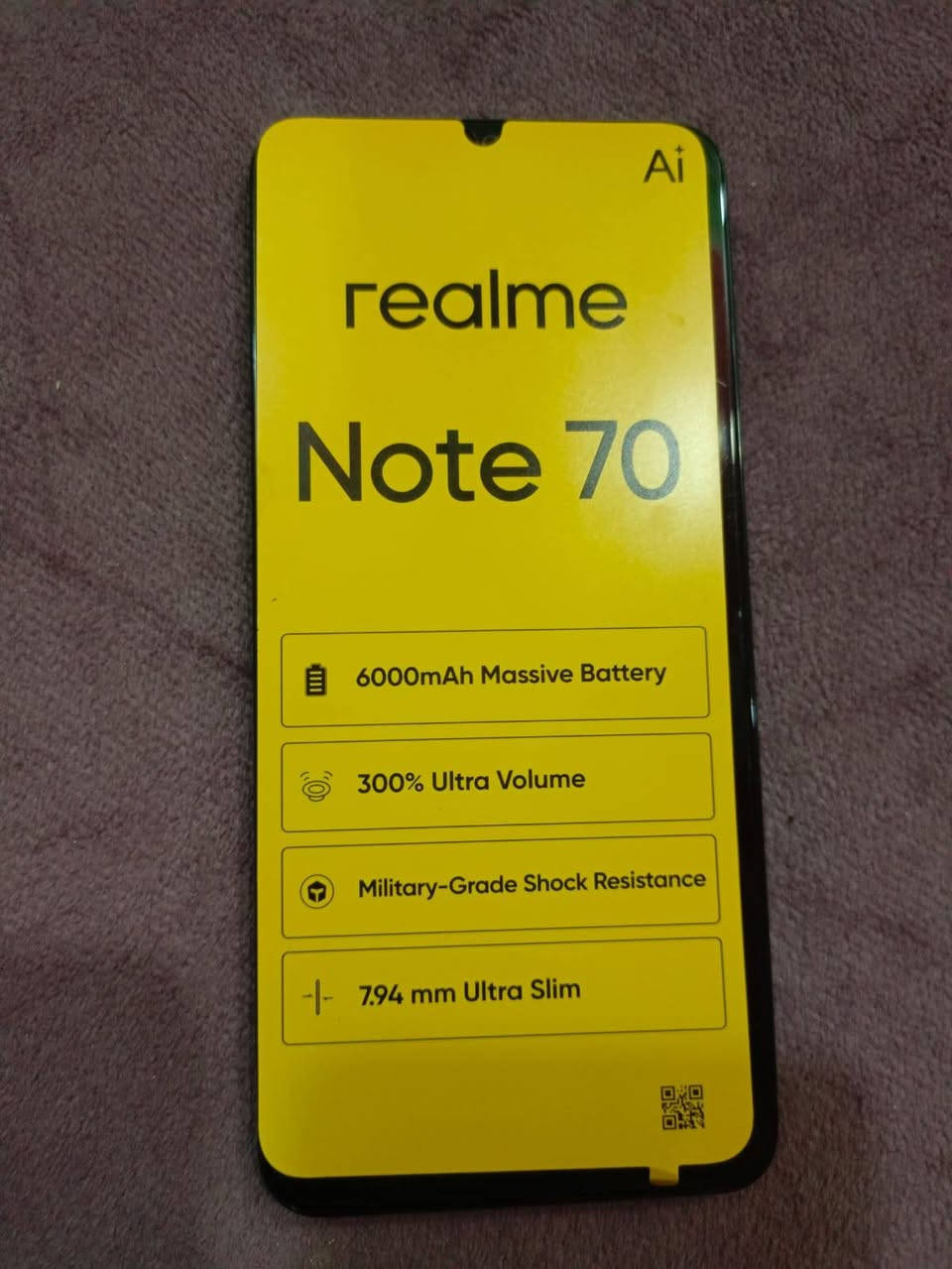 جهاز ريلمي نوت 70جهاز صارله يومين من جبته جهاز كارتون السعر خاص مستعجل واريد ابيعه ***********
