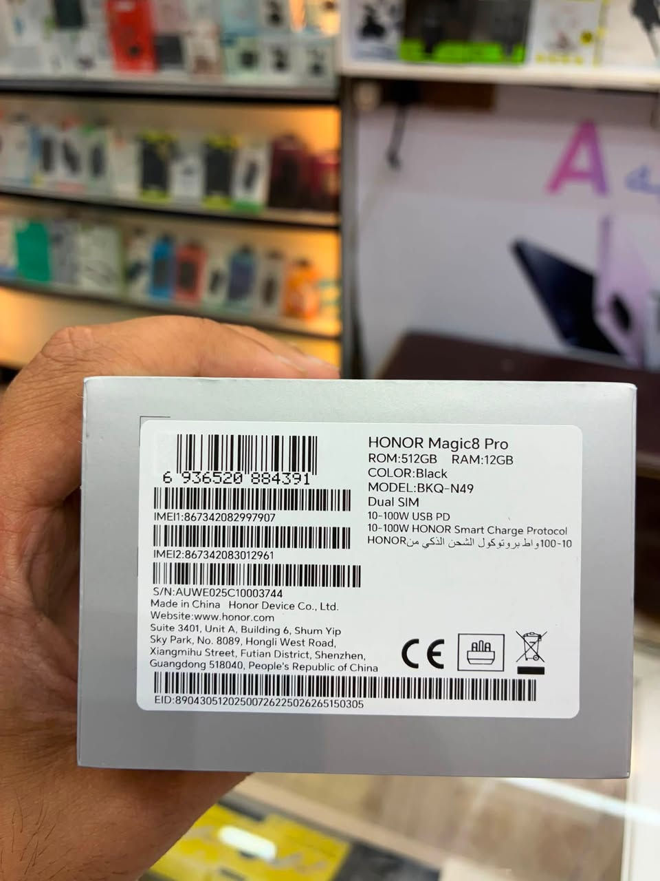 🔺مرحبا شباب هونر ماجك 8 برو 512G
➖ملحقاتة كاملة
➖نضيف 100% 
➖رايدة مليون و200
➖للاستفسار متواجد واتساب فقط ☎️
***********
