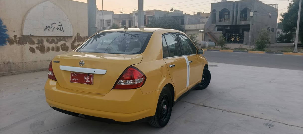 نیسان تیدا مۆدێل 2007خەلیجی ناو زەرد گێر عادی مەکینە 15ی بیلادی سەنی لاکشمیبای هەموو گیانی بەشەرت زۆر پاکو جوانە بێ زەربە سویچ کۆنترۆڵ مەکینەی لۆک خراوەتە سەری قەترە ڕۆنی پێوە نیە 4برێکی بۆ گۆڕاوە ڕۆنی تازە گۆڕاوە  بەسەرتی سەرف بوخار گێڕ و مەکینە سعری 38و تۆزێک مەجال لە کەلارم *********** كالار, السليمانية
