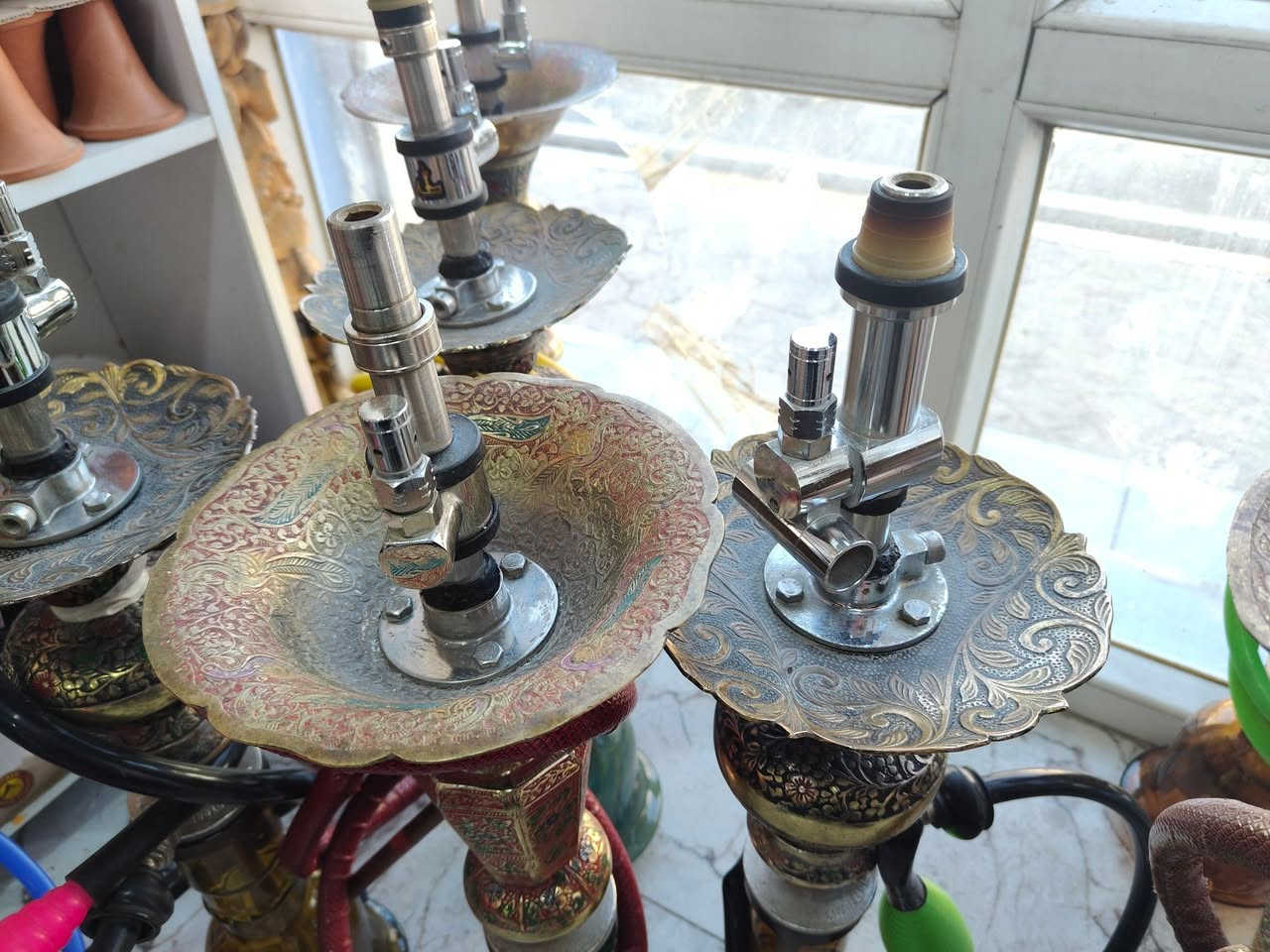 نراكيل للبيع طه سنفورا العدد 13 قطعه 
هواي انضاف وطعم ودخان على التجربه تاخذ 
للاستفسار اتصل ***********
واتساب بي
ديالى كنعان
