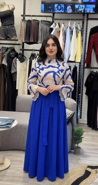 فستان • دابل صيفي • مقاسات ٣٨-٤٨