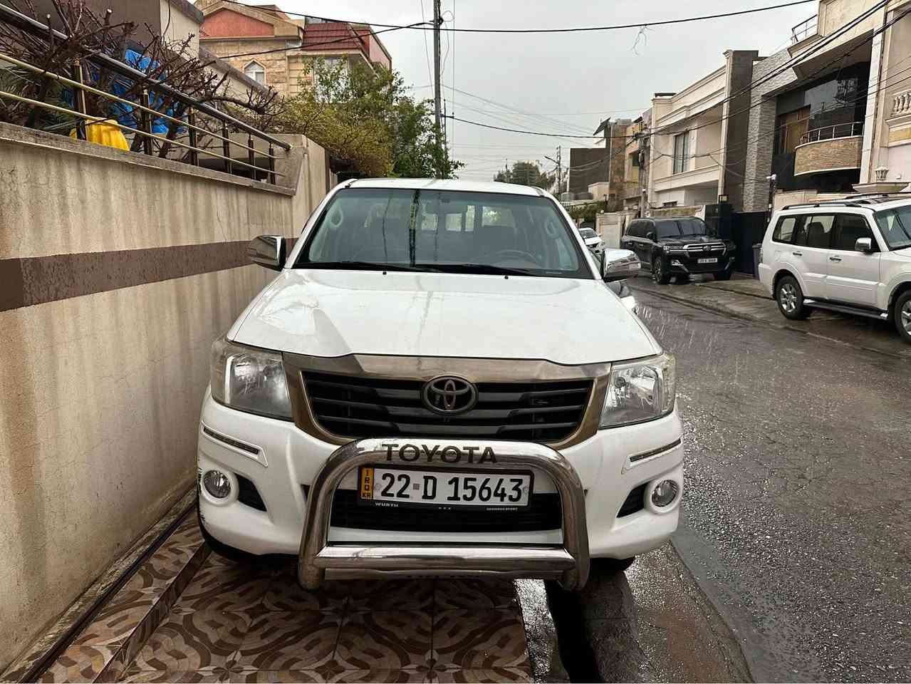 تويوتا هايلوكس مرزيه سيد نهرو ٢٠١٣.  
بي دعم و پارچه گوراويش نيه  
دوو بوست صبوخي هه يه 
سي بوست ساردي هه يه به س 
١٦٣ هزار كم رويشتويه 
رقم و سنه وي نويه 
تحويل و غراما به شه رت 
نرخي ٢٠٥ مجال 
ناونيشان هه ولير 
واتساب ٠٧٥٠/٨٢٩/٢٠٠٩ 
عربي 
تويوتا هايلوكس سيد نهر 
موديل ٢٠١٣ 
بدون دعم صبغ
بيها شبرين صبغ 
شبرين تعديل
ماشيه ١٦٣ الف كم 
رقم و سنوية جديد 
تحويل و غرامات نفس يوم 
سعرها ٢٠٥ مجال 
واتساب متوفر0750/829/2009 أربيل, العراق
