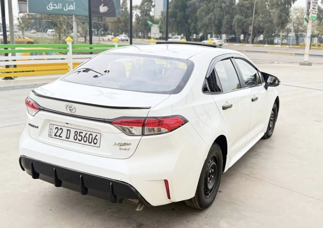 سلام عليكم

من رخصه الادمن 

تويوتا كورولا 

2023 خليجي فقط بانزين شكل الأمريكي  فقط بانزين 

فول واحد على واحد 

الكير والمحرك كفاله 

كفاله من الصبغ عدى الدعامية الخلفيه فقط 

السياره بيه بارد شي بسيط بلباب الخلفي وداير الجماملغ 

رقم اربيل سنويه جديده ما صاقصه  لل2028

السياره فول واحد على واحد  

فتحه وتحكمات ستيرن وكشناتها جلد جوزي مميز 

وبصمه وسايد بريد اوتو هولد السياره فول الفول 

وتريد تحويل او وكاله ثاني يوم 

السياره جديده كولش كولش  

وكامله ومآبيه نقص ابد ابد 

 حتى بصمات ثنين وكتلوكات الشركه موجوده

السياره سعره ب135 وبيه مجال حك الجيه والعمله 

السياره مكانه بغداد الجديده 

*********** بي واتساب واني بخدمتكم
