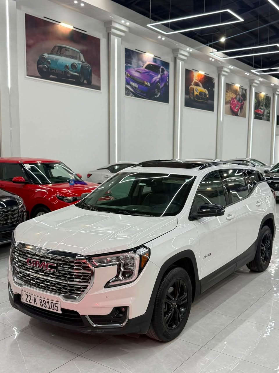 GMC teran AT4 فوول مواصفات 2022
مواصفات 
بانورما ✅
بصمة✅
شغال ✅
٥كاميرات✅
رادار ٣٦٠✅
كشن جلد✅
كشن هيتر✅
كشن كهربا✅
صندوق شفط✅
كشن خزن✅
ملاحضة نص بنيت صبغ ماشية ٦٠ الف مايل  
مكان سيارة اربيل ***********_
سعر ١٩٩ ورقة مجال بسيط

