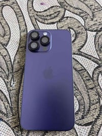 ايفون ١٤ برو ماكس بطاريه ١٠٠ مبدله وكاله وشاشه شرط وكاله كلهة شغال فيس...