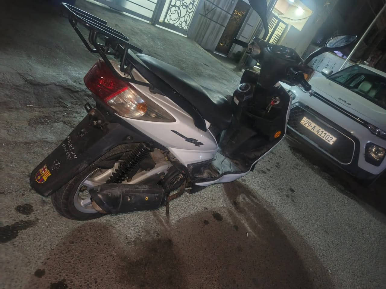 السلام عليكم سكنس فحل ياباني موديل 2013 نوزل خطين قبق نفخ مكينة مكفولة ما مفتوحة ناعمة كاملة من جميع النواحي السعر 900 و بيها مجال المكان بغداد حي العامل رقم الهاتف: ***********
