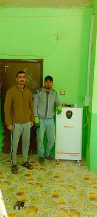 طاقة شمسية • بطارية ١٥ كيلو • قريه اسديره الصحن