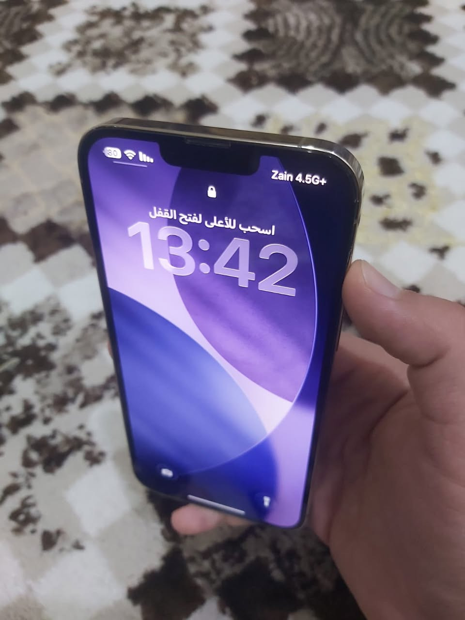 آيفون 13 برو ماكس مستخدم بحالة نظيفة جداً، مع كل تفاصيله الحقيقية ومرفق صور واضحة تبين نظافة الجهاز وسلامة أطرافه وشاشته.
المواصفات الرئيسية:
• الموديل: iPhone 13 Pro Max
• الذاكرة: 256 جيجابايت
• اللون: ذهبي
• الحالة: مستخدم نظيف جداً، كلشي شغال .
• الجهاز وكالة: مامبدل ولامفتوح نهائياً.
• كلشي شغال: Face ID، الكاميرات، السماعات، الشحن، كل الوظائف تعمل بامتياز.
• صحة البطارية: 77٪
السعر 620.000 الف


**إذا كنت صاحب هذا الإعلان وتريد حذفه لأي سبب، رجاءا أرسل رسالة إلى الدعم الفني**