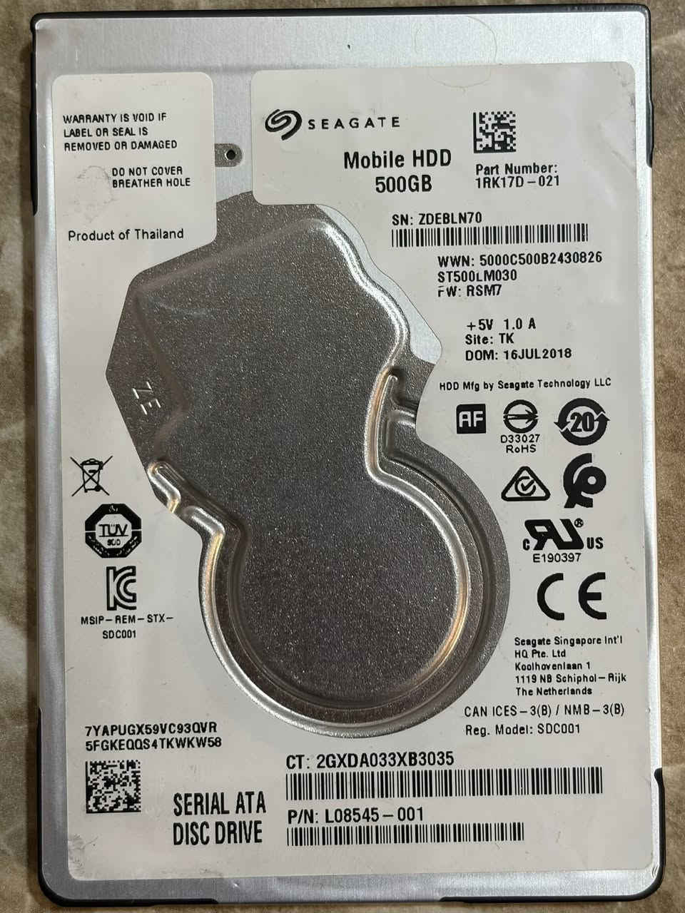 للبيع هاردات HHD
WD Blue 1TB لابتوب
Seagate 1TB لابتوب
Seagate 500GB لابتوب
Toshiba 500GB لابتوب
WD Blue 250G  دسكتوب
السعر كلهن 100 الف 
استخدام شخصي مو مال امزون


**إذا كنت صاحب هذا الإعلان وتريد حذفه لأي سبب، رجاءا أرسل رسالة إلى الدعم الفني**