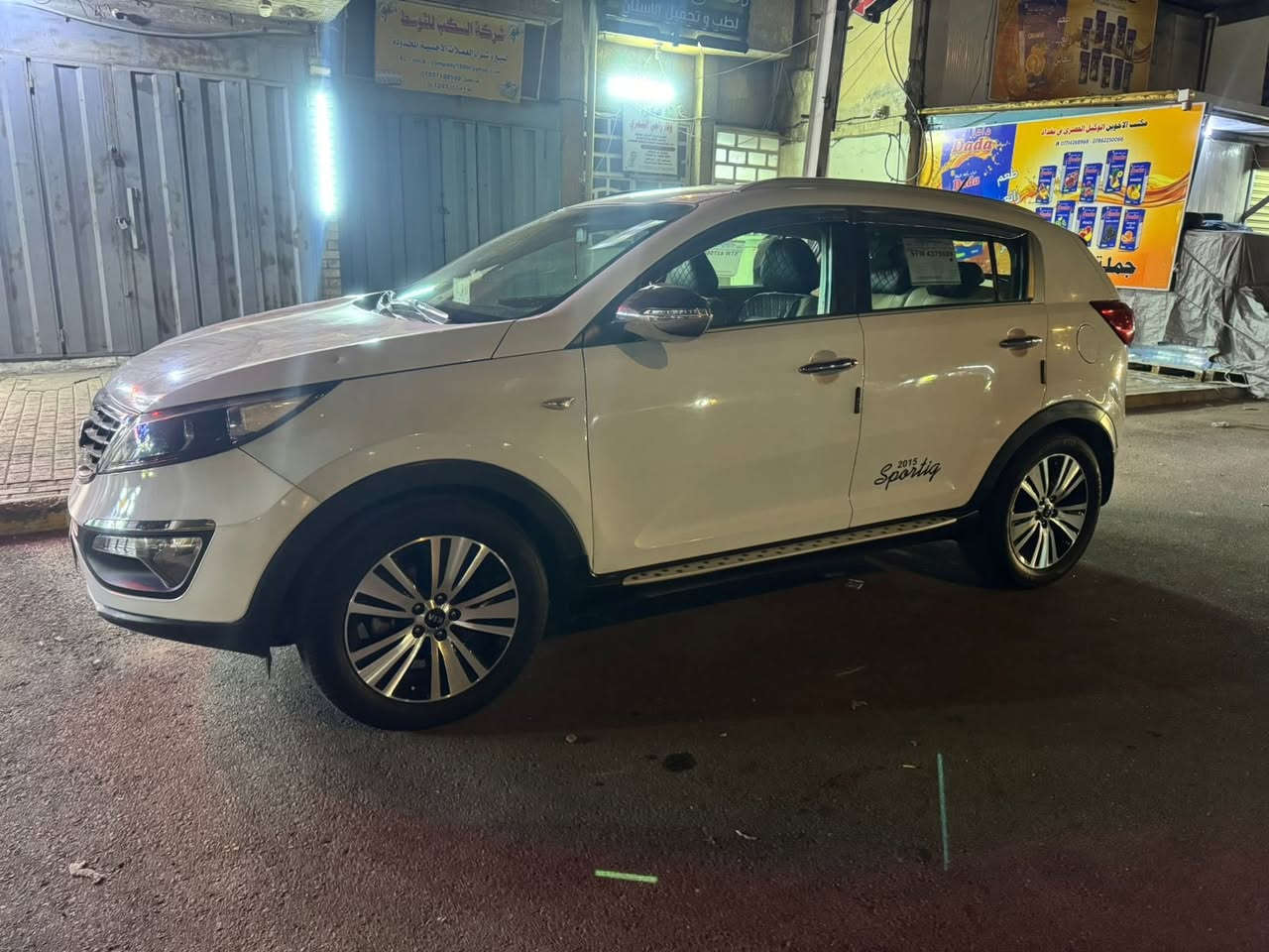 السلام عليكم مكلف للنشر كيا سبورتج 2015 كفاله عامه رقم بغداد نكليزي السعر ١٦٥ وبيها مجال ماشية ١٠٠ الف مكانها بغداد لاستفسار ***********
