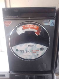 غسالة الجي 12 كيلو شغال مع ضمان 6 اشهر 235 الف مع نقل ونصب