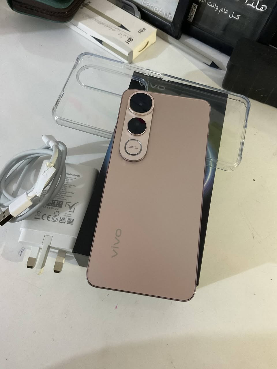 vivo v50 lite 5g
الجهاز جديد مشحون مره وحده بعده ب الوكاله بعده بلزكه مال شركه ما بي لزكه الجهاز كلشششش نضيف يعني جديد مشحون مروه وحده معروفه مواصفاته 90 واط 
ذاكره نص تيرا 512 +24 
شاشه 144 هرتز 
جهاز مكفول من كلشي بعده جديد السعر 350 وبي مجال الجديد ب 425 شراي اتصل او راسلني ***********
