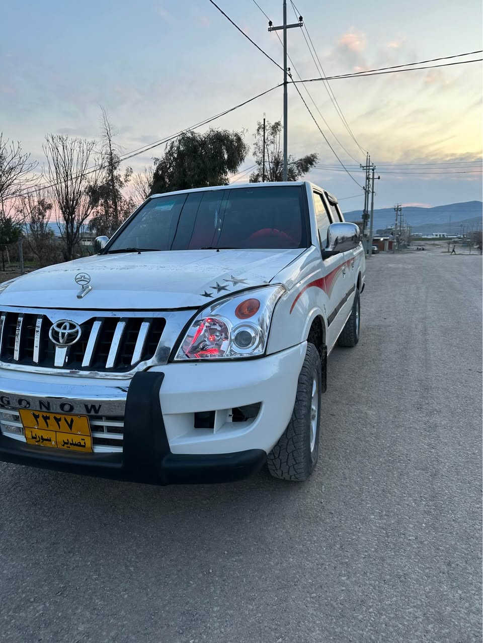 پیکاب گۆنا بۆفرۆشتن مۆدیل 2007 مەکینە بەخ 
گیئرو مەکینەو ئەکسلو شانسی بەشەرت 
موسو براوەو وەرگەراو بەشەرت  چوار بەرەدەرگای. خاوینە گەرمیو فلچەو لایتی مەزبوتە قوفل مەرکەزی جام کارەبای کامل کارەبای  بەشەرتە  نرخ ٣٥گەلاو محامەلە ناونیشان حاجیاوا ژم *********** رانية, السليمانية
