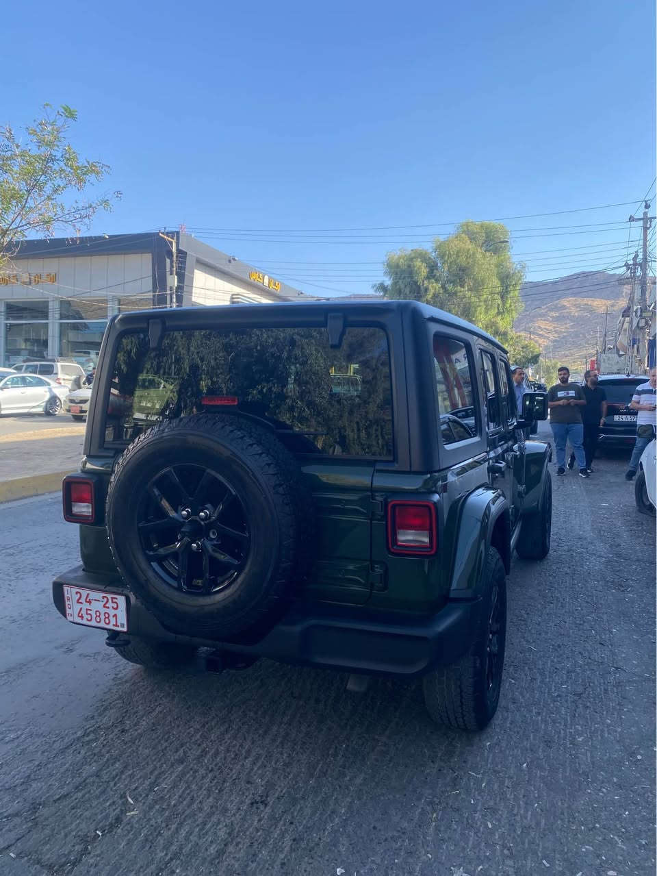 Type : JEEP WRANGLER OSCAR MIKE V6

Model : 2023

Import : U.S.A

Mileage : 41,000 Mile

Part Of Paint : Clean Title

Engine : 3.6 V6

Price : $32,000

Location : Duhok 

Contact :

Call : 0750 397 7323
Call : 0750 895 3195

————————————————————————

نوع السيارة : جيب رانكلر ئوسکار مایك V6

مودیل : ٢٠٢٣

بل الإصدار : امریکي 

العداد : ٤١،٠٠٠ میل

الضرر : کلین تایتل

حجم محرك : ٣،٦ / ٦ سلندر / إي تورك

سعر : ٣٢،٠٠٠$

الموقع : دهوك 

للتواصل :
***********
*********** دهوك, العراق

