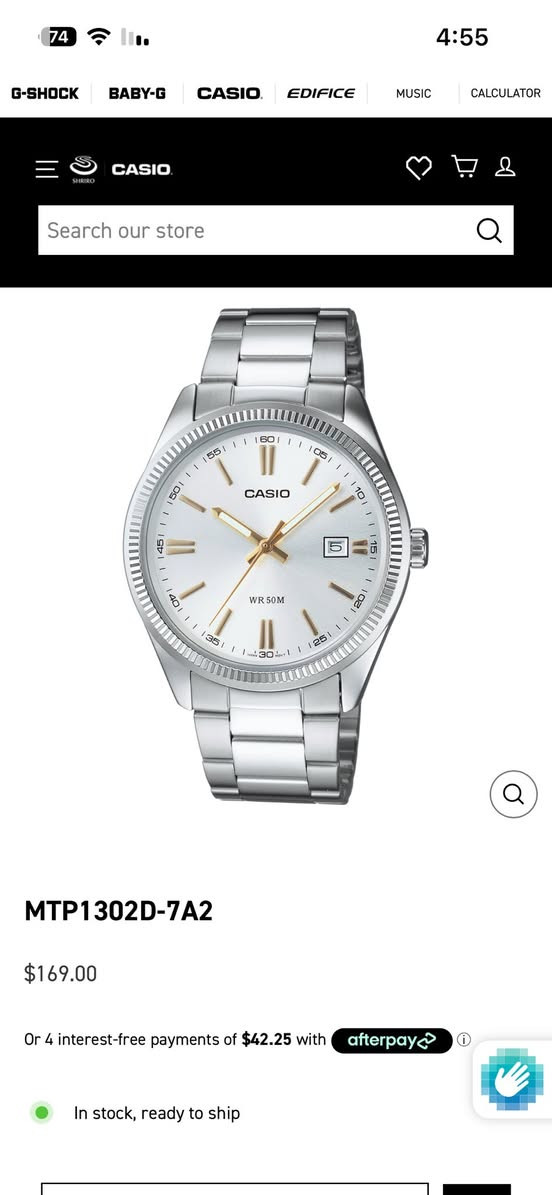 كاسيو casio ماكنة ياباني ضمان سنة حقيقي تفاصيل بل منشور وسعرها الاصلي ايضا 
قطع استيراد من برة اصلي اورجنال كوالتي اعلى شيء 
للاستفسار والحجز ***********
