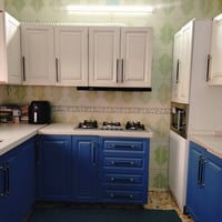 كاونتر MDF • وجه مرمر • مع اجهزة