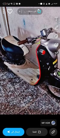 دراجة للبيع كلشي ما بيهة بوشة جديدة السعر 100متواجد خاص وهاذة رقمي0751...