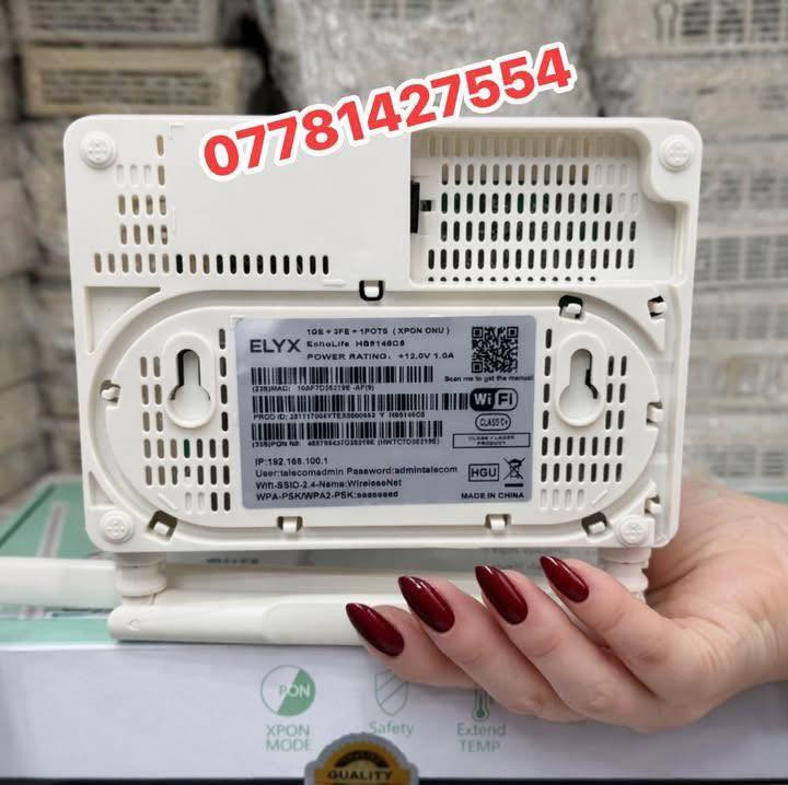 �🔥 وصـــــل أقـــــوى راوتــــر ســــوّى ضجّــــة بكل الســــوكككككك! 🔥🔥ترنددد
🔥📡 راوتر ELYX FTTH 📡🔥

🚀 وفرنا كمية جديدة وبأقوى سعر بالسوك 🚀🔥

😌 تريد راسك يرتاح؟ ELYX هو الحل 😌

⚡ شغل مباشر

📶 واي فاي قوي

📡 انتنات مزدوجة حتى التغطية توصل لكل البيت 🏠💯

✅ FTTH / XPON 🔧

✅ بث ثابت وقوي 💪📶

✅ مناسب للبيت والمكتب والاشتراكات 🏢🏠

✅ تركيب سريع وسهل ⏱️

✅ أداء يعتمد عليه بالشغل اليومي 🔥

📦 متوفر كمية — لا يفوتك

💬 للطلب والاستفسار خاص أو واتس 📲

☎️ ***********
