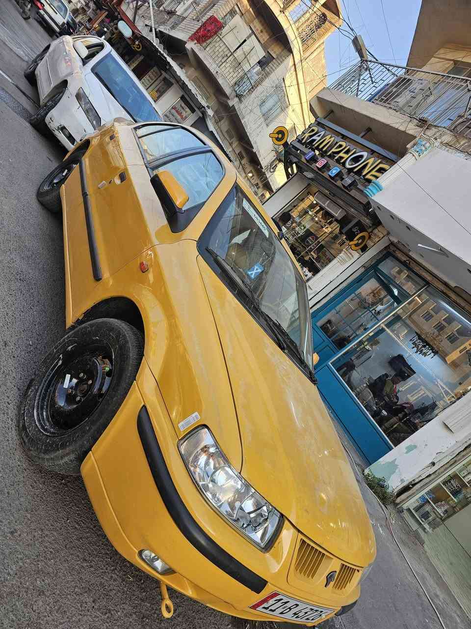 يالله سمند موديل ١١ مكفوله كفاله عامه سياره جديده. حيل ومصروف عليه. تخم تاير ويل  وصدر وباتري وعبوه وفيتبم. وصدر ودوشمه عامه نحله. تبريد ثلاجه. لضهر تبريد يبس لراس كهربا كله شغال مكينه بل فلينه جديده وكير جديد  تحويل ثاني يوم مصفره هيئه وغرامات. رقم وسنويه. جدد. لسياره تجي وتشوف كلش نادره بنضافته. ممشتغله تكسي عدي ابد مكان بغداد الحريه السعر ٣٧  ***********
