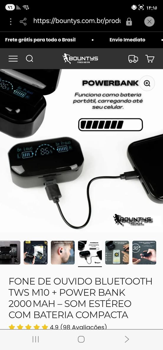 هذا المنتج عبارة عن سماعات أذن لاسلكية (TWS) تأتي مع علبة شحن تعمل أيضًا كباور بانك لشحن هاتفك.
السعر ٧ واتساب ***********
