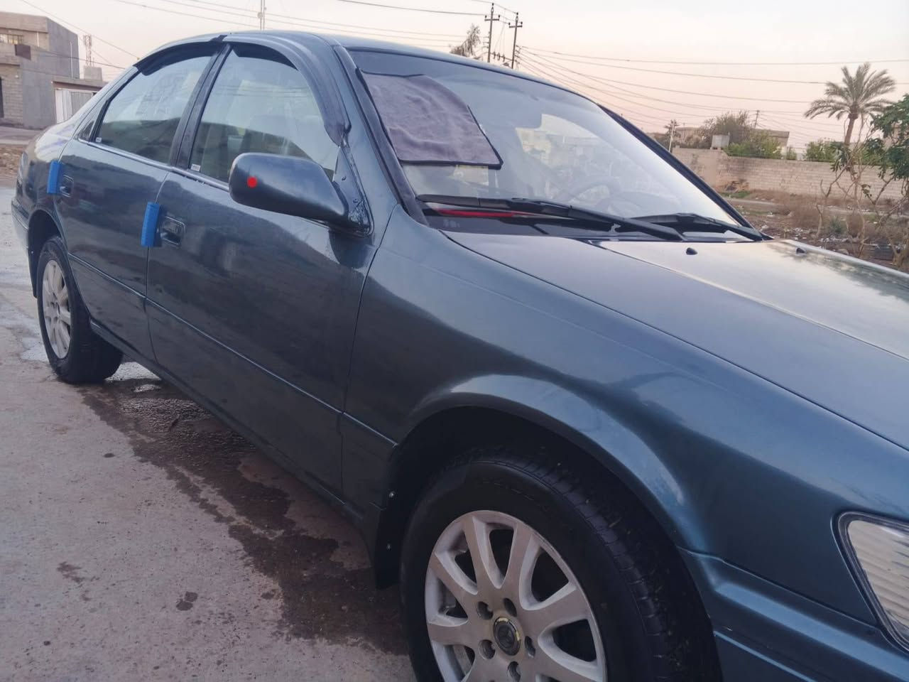 السلام عليكم كامري للبيع موديل ٢٠٠٠ محرك ٦ سلندر سياره مصبوغه عام جماليه مكفوله كير ومحرك شرط تبريد شغال رقم بغداد أنكليزي بسمي السعر ٧٥ الرقم ***********
