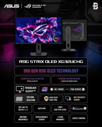 🎮 شاشة الألعاب الاحترافية ASUS ROG STRIX XG32UCWG 🚀 التجربة الأمثل لعش...