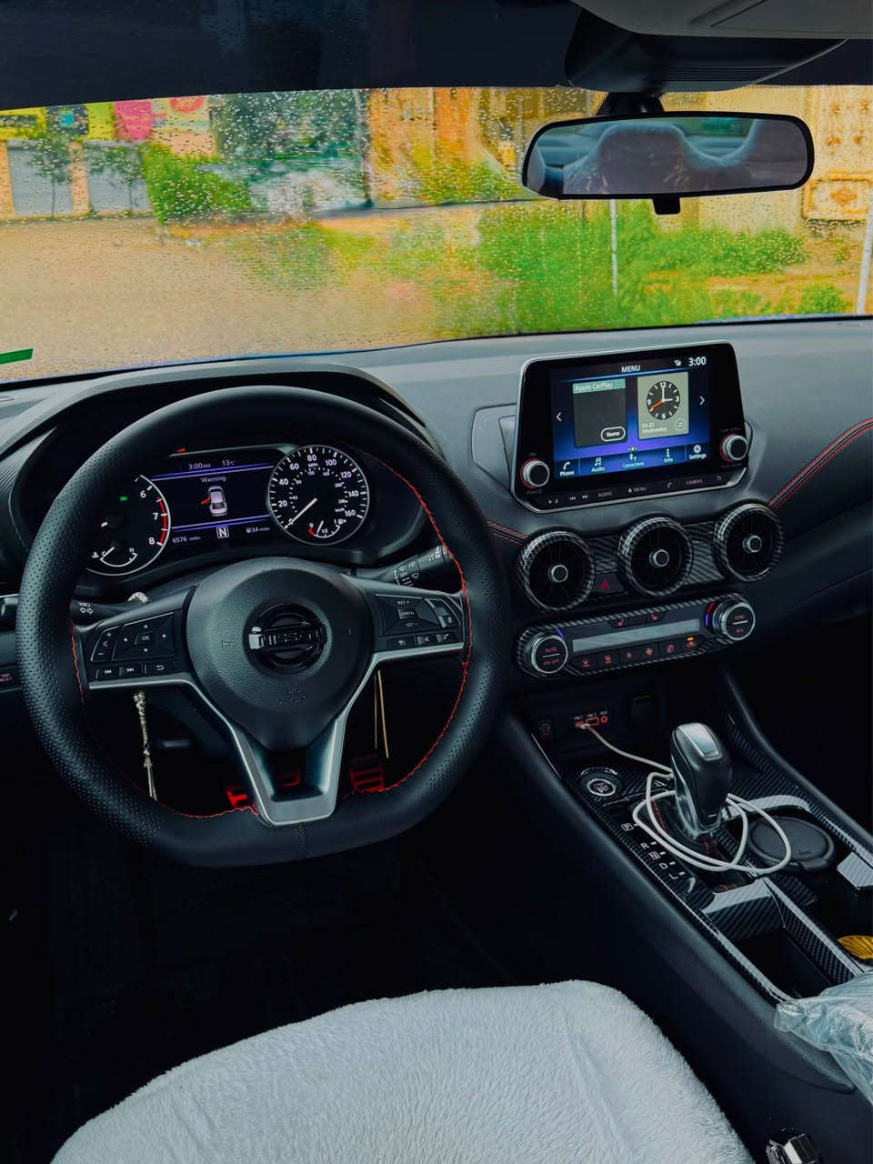 سلام عليكم 
نيسان سنترا nissan sentra 🇯🇵 
موديل 2024
مواصفات SR
ماشية 6الف 
مرقمة اربيل شرط التحويل 
بيها بطاقة بانزين ✅
سيارة شبابية و مصروفة عليها اهواية
- بك لايت ليزر ( ١٠٠ مود ) 
- ويل ميد نايت
- بلاجكتور امامي ترحيب 
- جناح ، سكوب ، دفيوزر ، بولارايز
- داخل كامل كاربون اصلي 
مواصفاتها : ( بصمة ، دخول ذكي ، تشغيل عن بعد ، رادار امامي و خلفي و جانبي ، توقف تلقائي تبريد مفصول ، تحكم ستيرن ، كار بلاي ، كامرة خلفية ، …)
السيارة كلين تايتل من دعامية لدعامية
ملاحظة : جاملغ السكن بيها طعجة و مبدلينه ( البلادي مالته موجود )
السعر : 152& قابلة لتفاوض 
مكان السيارة كركوك
رقم : *********** كركوك, العراق
