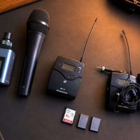سينهايزر G4 • CFexpress ١٦٠جيجابايت • سانديسك ٣٢جيجابايت