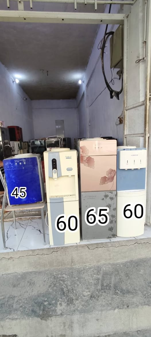 سلام عليكم متوفر برادات مي مستعمل نظيف وشغال حار وبارد عل فحص مكاني كربلاء حي العسكري سوق العابد ***********
