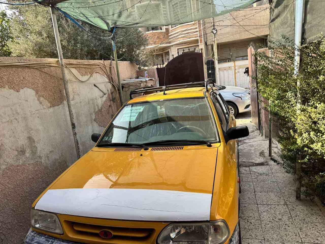 السلام وعليكم سايبة 2013 مكفولة كير محرك حدادية تخم تاير مدوشمة عااام مصفرة هيئه وغرامات مكاني بغداد البياع السعر 32  الرقم ***********
