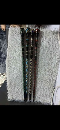 عصا تبختر • ابنوس • احجار كريمة