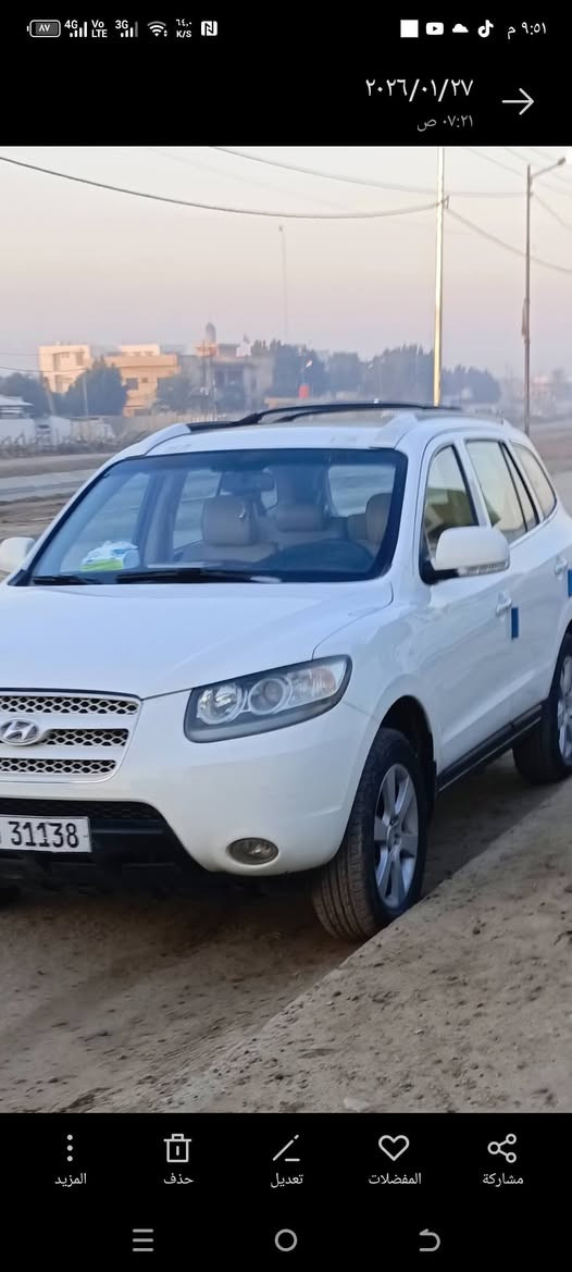 السلام عليكم سنتافي خليجي9 بغداد الدولي بسمي مكفوله وجاهزه فول مواصفات 6سلندر 7راكب ثلاث قطع تبريد فور ويل فتحه ماشيه150الف السعر 135اتصال ***********او***********
