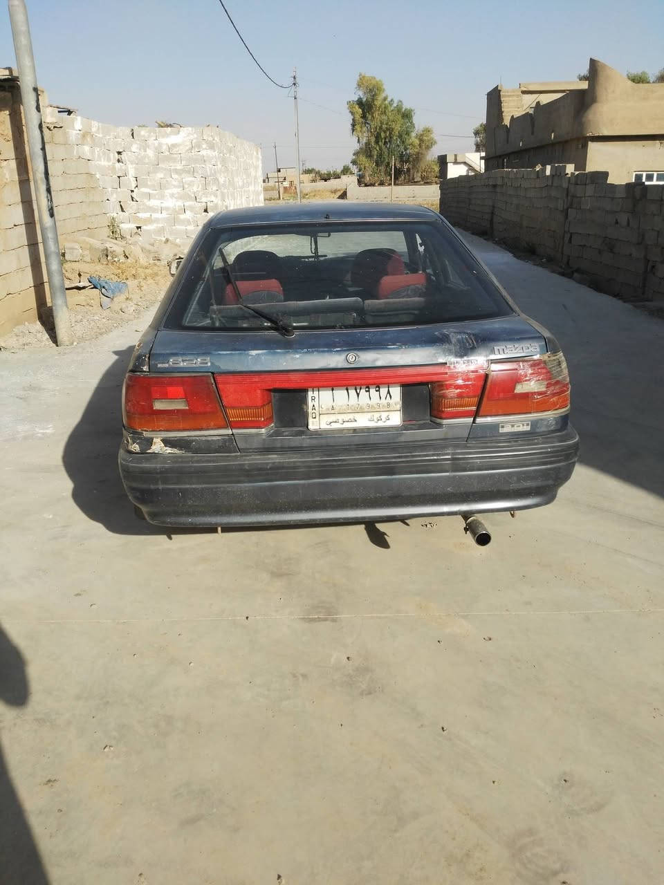 مازده موديل 89.   626 محرك 20 ..8بخ شرط التحويل والوكاله سنويه منتهيه من 2018 محرك وكير شرط كهربائيات شغاله يحتاجله شويه ترتيب سعر 28 وبي مجال 
*********** مكان كركوك الدبس
