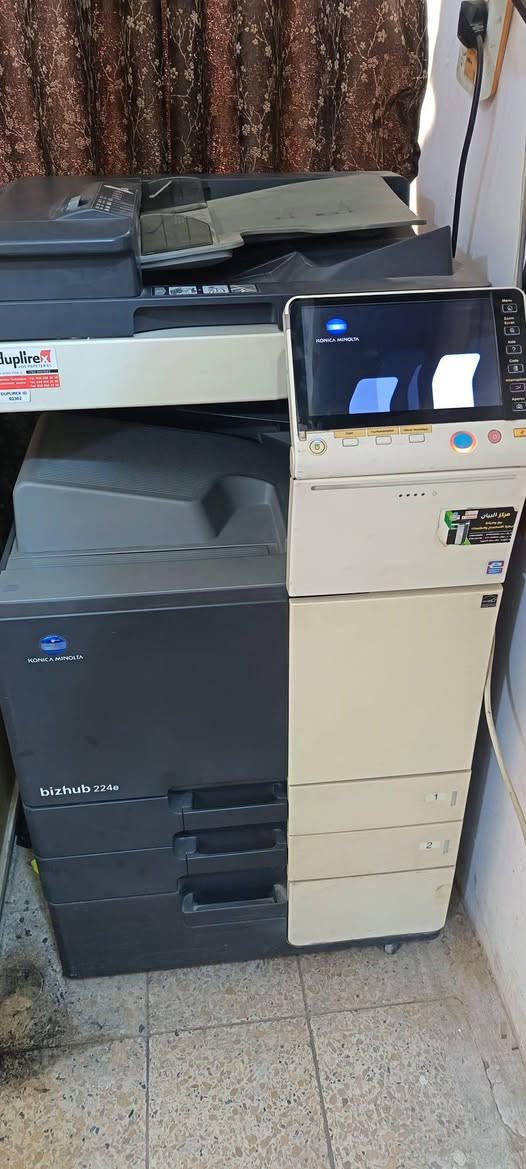 طابعة بزهاب 224e للبيع
طابعة بزهاب كونكا 224e للبيع
طبع فقط اسود وابيض
طبع ورق A4 وجهين
طبع ورق A3 وجهين
مدة الاستعمال سنة واحدة
لمعرفة التفاصيل يرجى المراسلة خاص
وفحص الجهاز قبل الشراء
لايوجد خدمة توصيل


**إذا كنت صاحب هذا الإعلان وتريد حذفه لأي سبب، رجاءا أرسل رسالة إلى الدعم الفني**