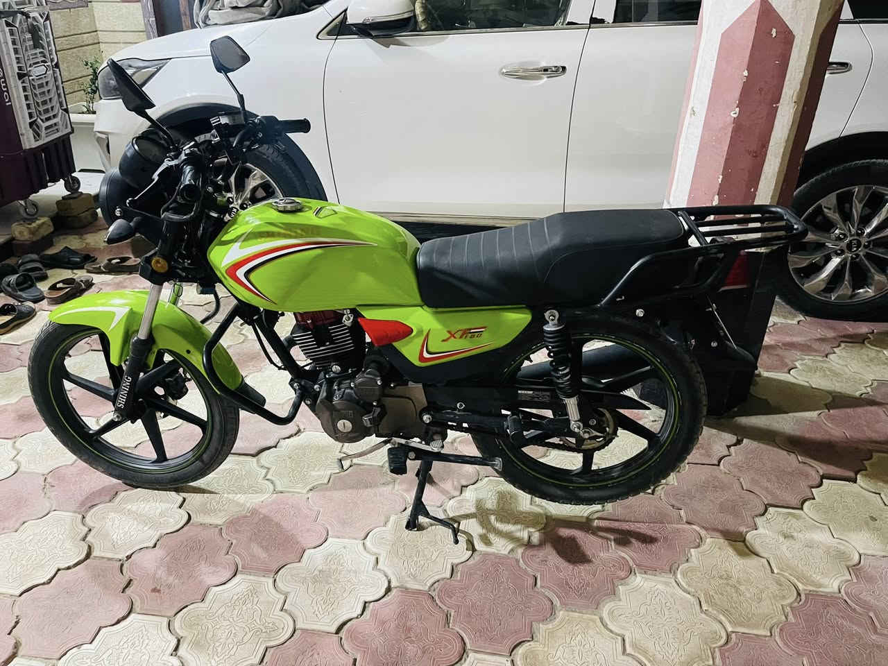 السلام عليكم شانيك موديل ٢٥ أوراق كاملة دراجه مكفوله من كل شي محرك وكهربائي بل كاريوان السعر ٧٥٠بيه مجال مكان طوريج ***********
