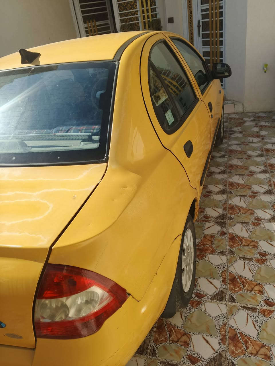 سلام عليكم عندي سياره للبيع او مراوس نوع طيبه أجرة رقم بغداد الدولي موديل 15 بسمي عنواني  ديالى خان بني سعد رقم تليفون *********** سعر 37 مع صور

